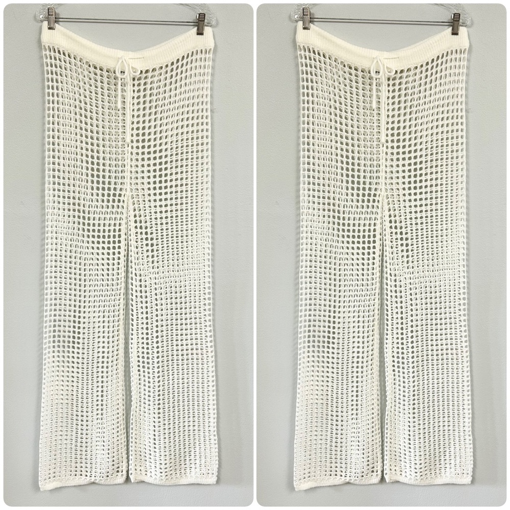 TALL! 🙌🏻 Double Zero Crocheted Swim Cover-up Pants - Size L
